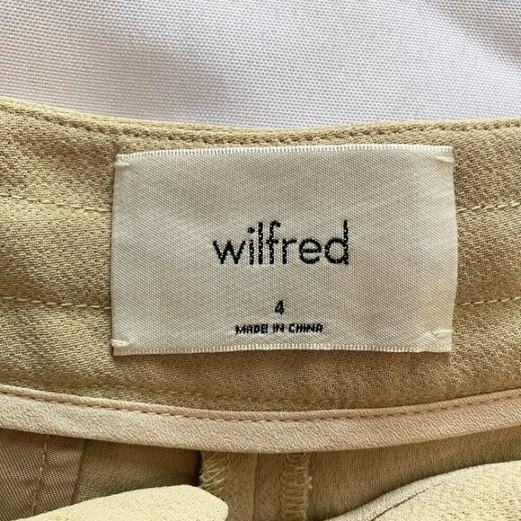 ARITZIA WILFRED EXERGUE DRAWSTRING MINI SHORT IN BEIGE - 4 - Picture 3 of 7